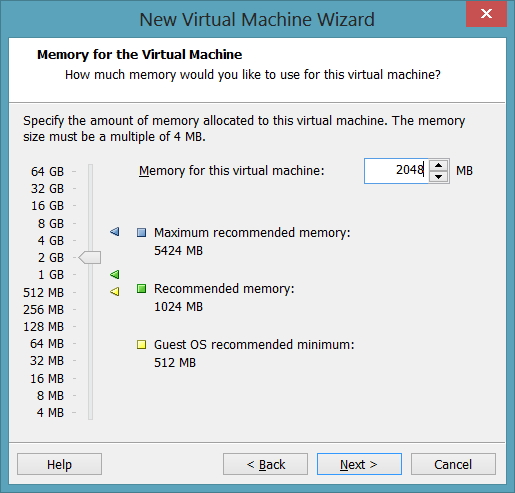 Memory for the Virtual Machine
